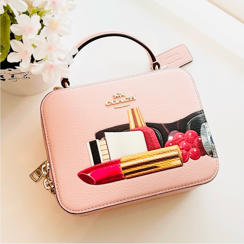 Coach X Tom Wesselmann Lipstick Box Crossbody Small Handbag Light Pink NWT
